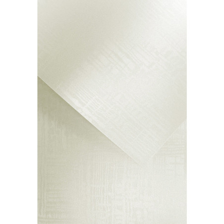 Karton ozdobny A4 SATYNA biały 220g. (20ark.) 201104 Galeria Papieru
