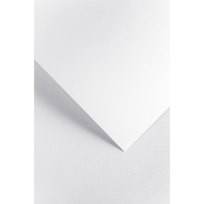 Karton ozdobny A4 Len biały 220g. (20ark.) 201831 Galeria Papieru