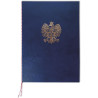 Okładka na dyplom z orłem granatowa 339-076 WARTA