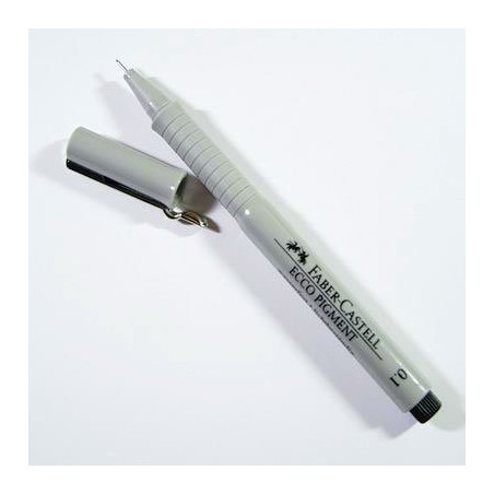 Cienkopis ECCO PIGMENT 0.8mm czarny 166899 FC FABER-CASTELL