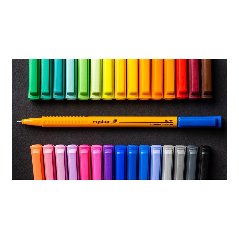 Cienkopis RYSTOR RC-04 etui 6szt. 403-621