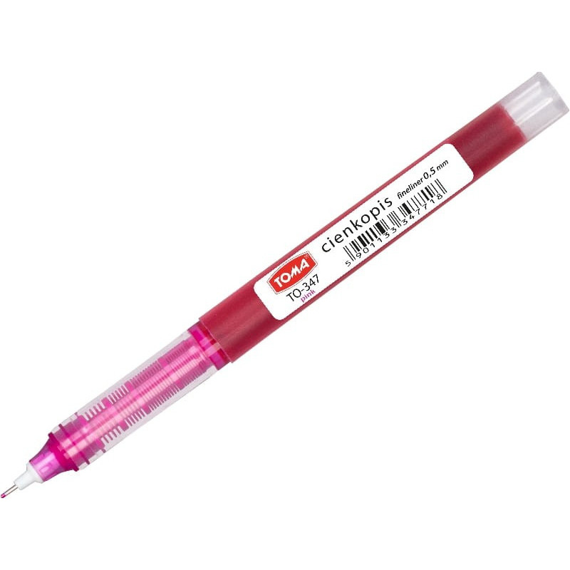 Cienkopisy kapilarne 0,5mm 6 kolorów TO-347 TOMA