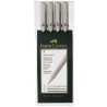 Cienkopis ECCO PIGMENT 4szt. 0,1 0,3 0,5 0,7 FC166004 FABER CASTEL