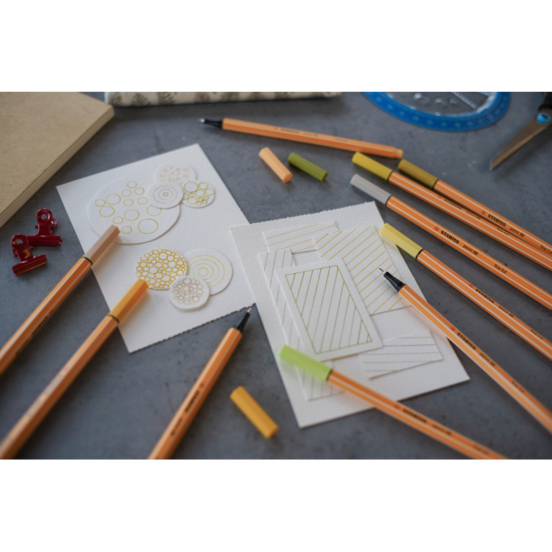 Cienkopis STABILO point 88/14 0.4mm limonkowy