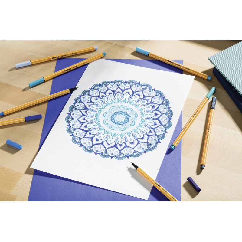 Cienkopis STABILO point 88/87 0.4mm curry