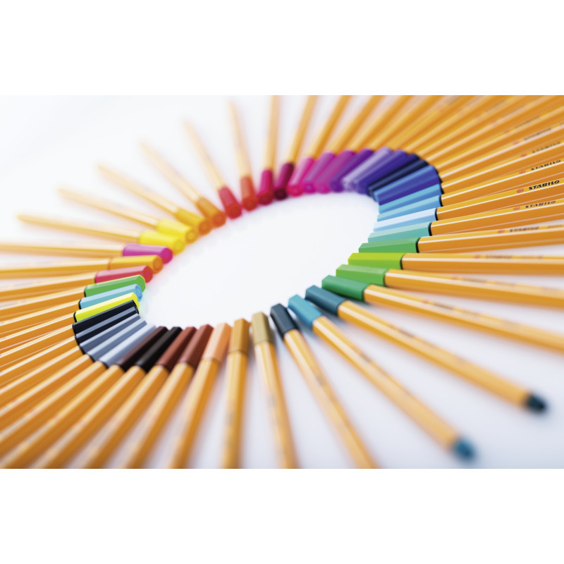 Cienkopis STABILO point 88/93 0.4mm szary ciepły