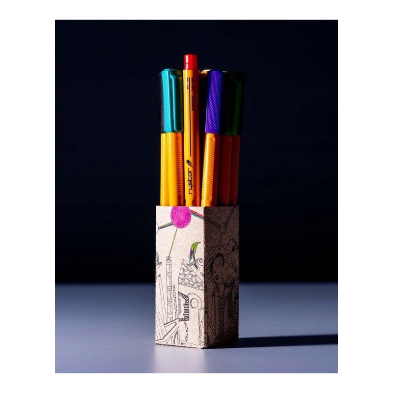 Cienkopis RC-04 mix 12 szt. EKO ETUI RYSTOR 403-120EKO