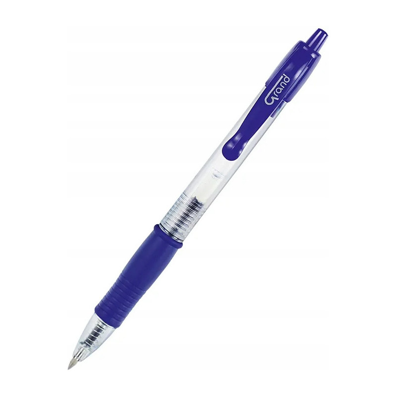 Długopis żelowy automatyczny GR-161 niebieski 160-1843 GRAND