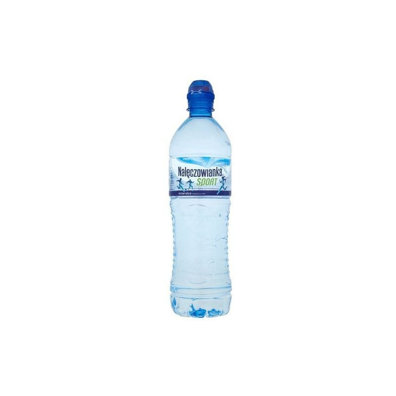 Woda NAŁĘCZOWIANKA SPORT 0,75L (6szt) niegazowana butelka PET z zatyczką, z kaucją