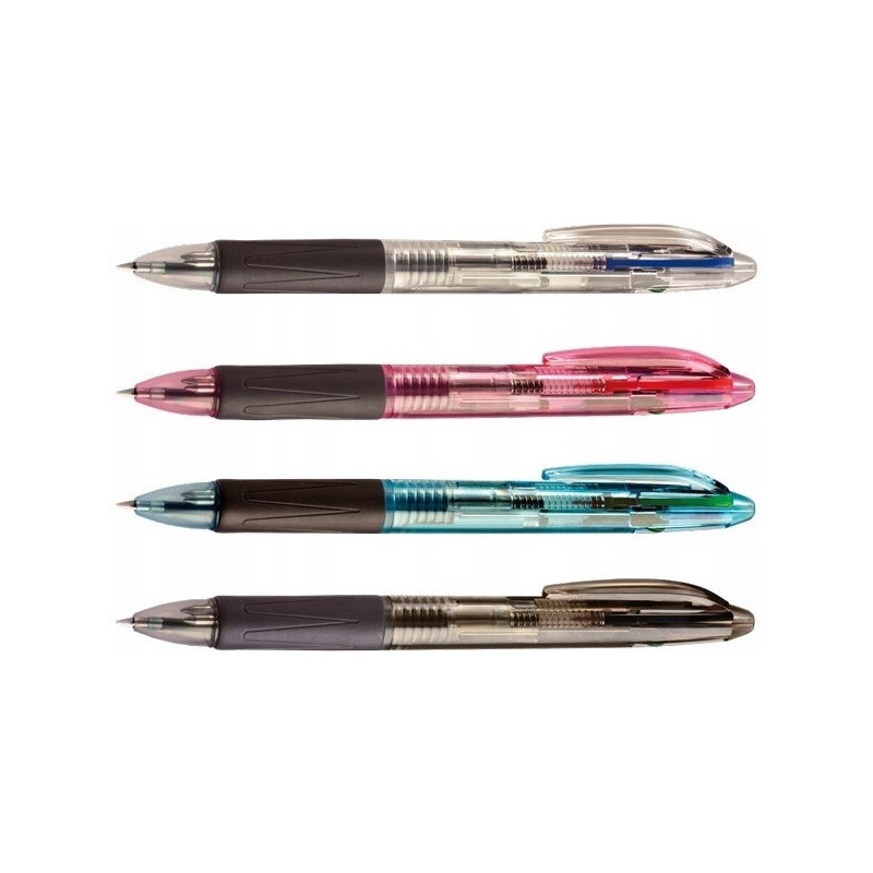 Długopis 4-kolorowy mix kolorów obudowy KD800-4M TETIS