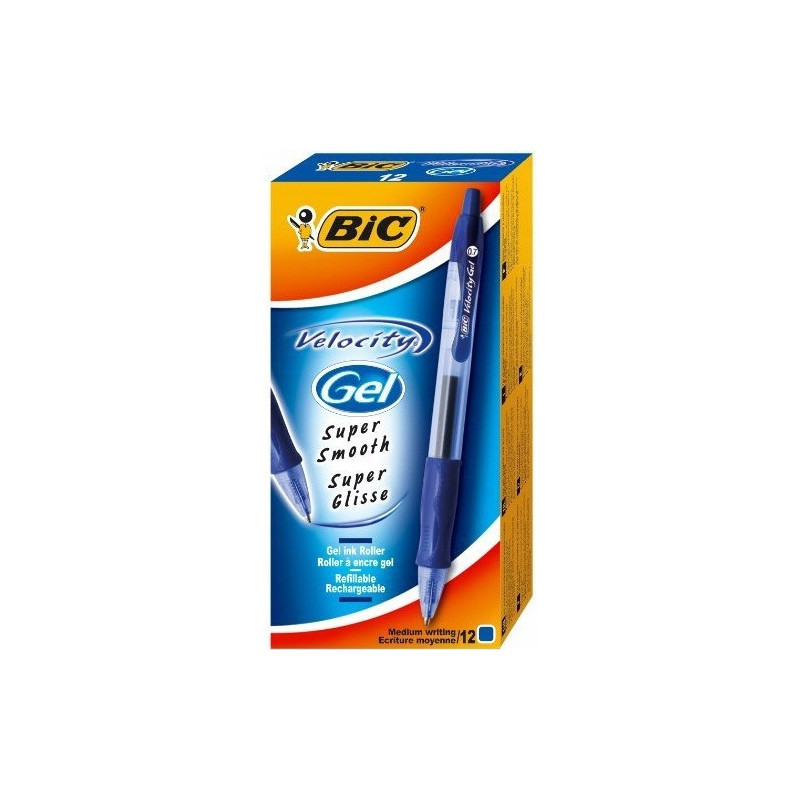 Pióro żelowe automatyczne Gelocity Gel Niebieski 829158 BIC