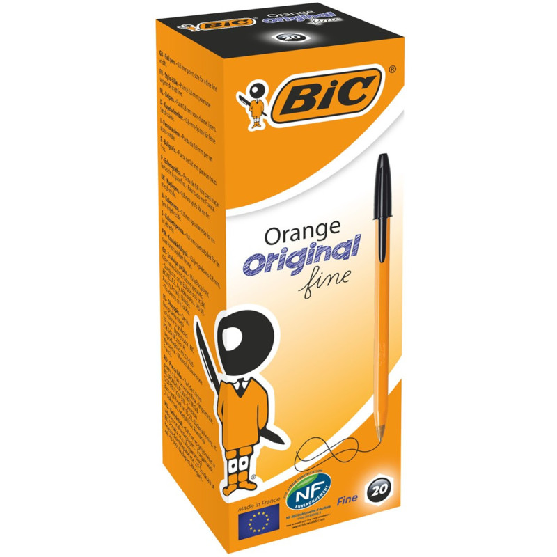 Długopis BIC ORANGE 0.8mm czarny ( 20szt.) 8099221