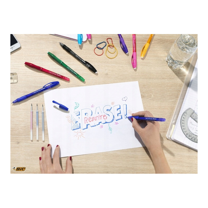 Pióro żelowe ścieralne GELOCITY ILLUSION czarny BCL 943441 BIC