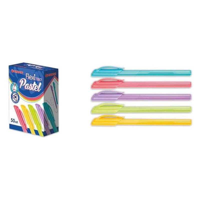 Długopis FLEXI Trio Pastel niebieski TT7893 TADEO