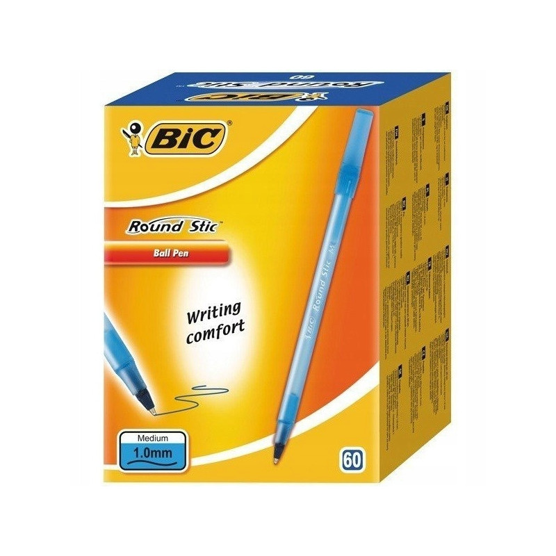 Długopis BIC ROUND STIC CLASSIC niebieski ekonomiczny do codziennego użytku 921403