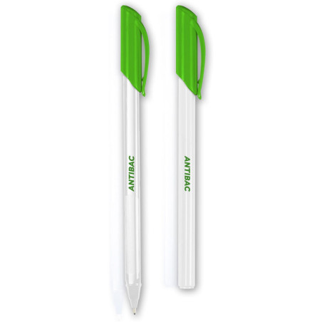 Długopis FLEXI trio ANTIBATERIAL 1mm niebieski zabija 99% bakterii TT 8105 PENMATE