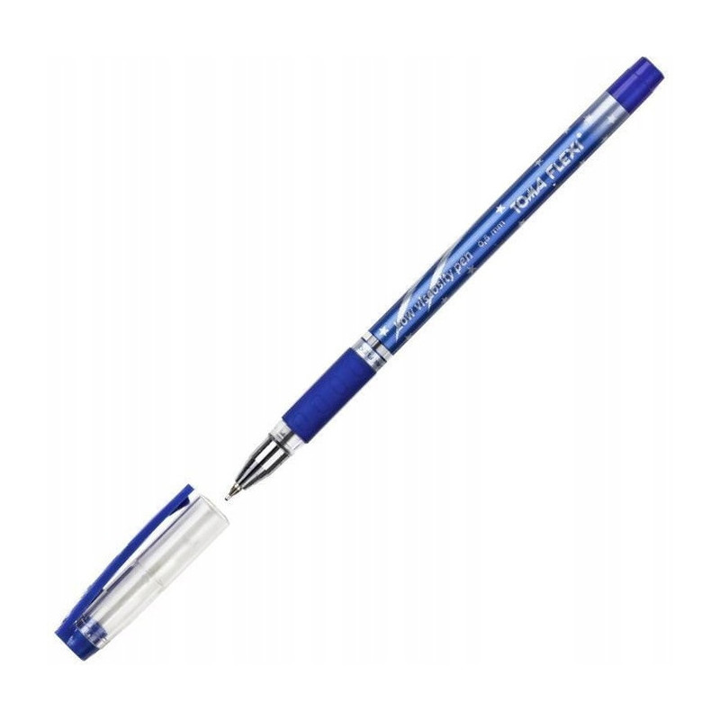 Długopis FLEXI niebieski 0.5mm TO-076 TOMA