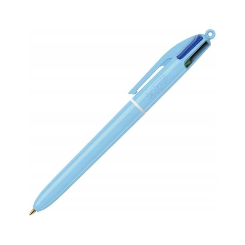 Długopis 4 COLOURS pastel niebieski BIC