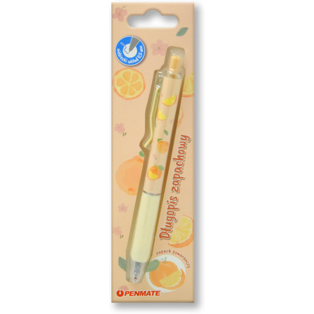 Długopis automatyczny zapachowy POMARAŃCZ 0,5mm niebieski TT8949 PENMATE