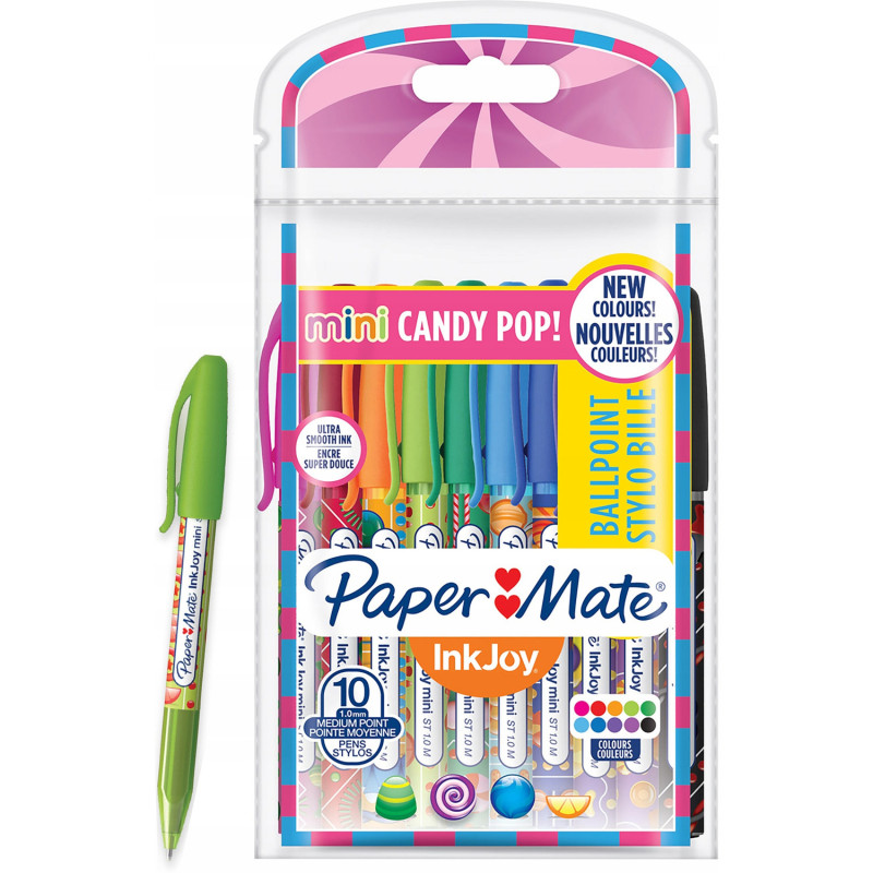 Długopis INKJOY mini Candy Pop! ST 1mm ( 10kolorów ) 2022692 PAPER MATE