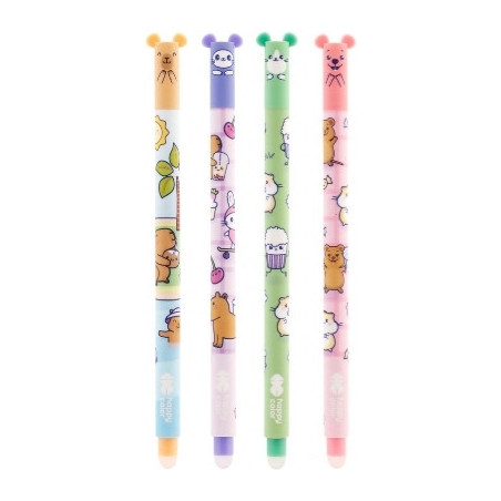 Długopis wymazywalny USZAKI YUMMY YUM HA 4120 01YU-3 HAPPY COLOR