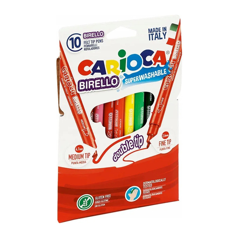 Flamastry BIRELLO 10k-dwus. CARIOCA 160-1462