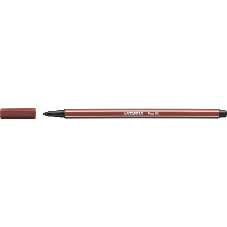 Flamaster STABILO PEN 68/38 brązowy/sangwina