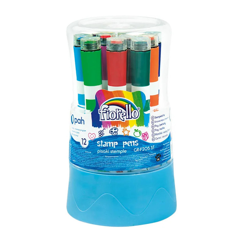 Pisaki stemple FIORELLO GR-F205 ST 12kolorów 160-2114 KW TRADE