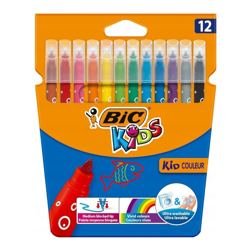 Flamastry 12 kolorów CONTE KIDS COLOR 9202936 BIC
