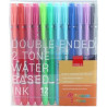 Pisaki dwustronne 12 kolorów z pędzelkiem My Color 2 TT8368 DONG-A