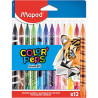 Flamastry Colorpeps animals 12 szt. 845403