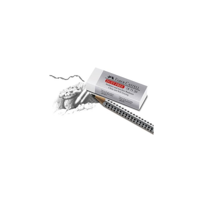 Gumka plastikowa duża DUST FREE FC187120 Faber-Castell