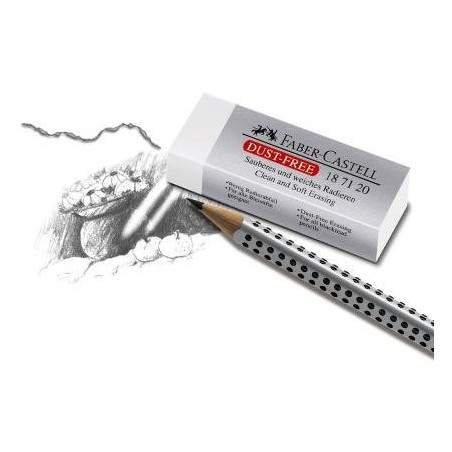 Gumka plastikowa duża DUST FREE FC187120 Faber-Castell