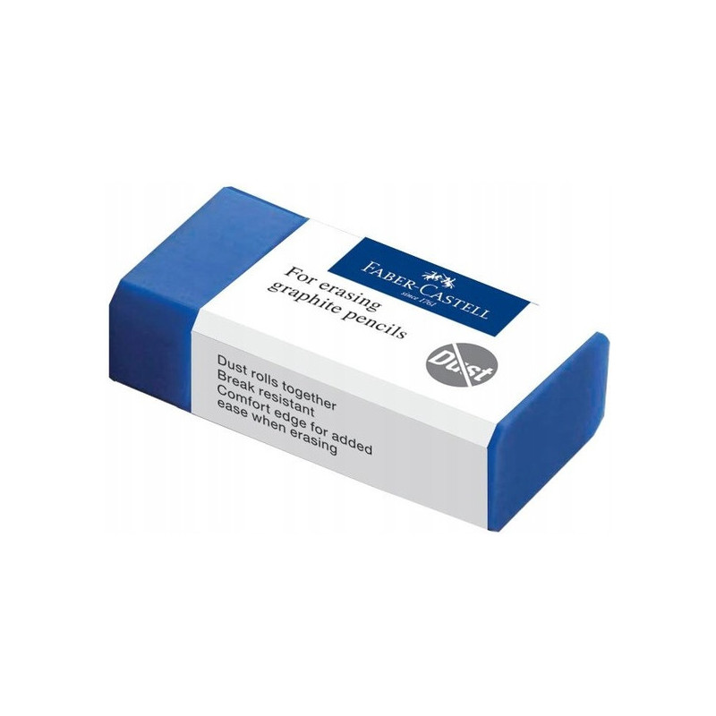 Gumka DUST FREE plasik niebieska FC187170