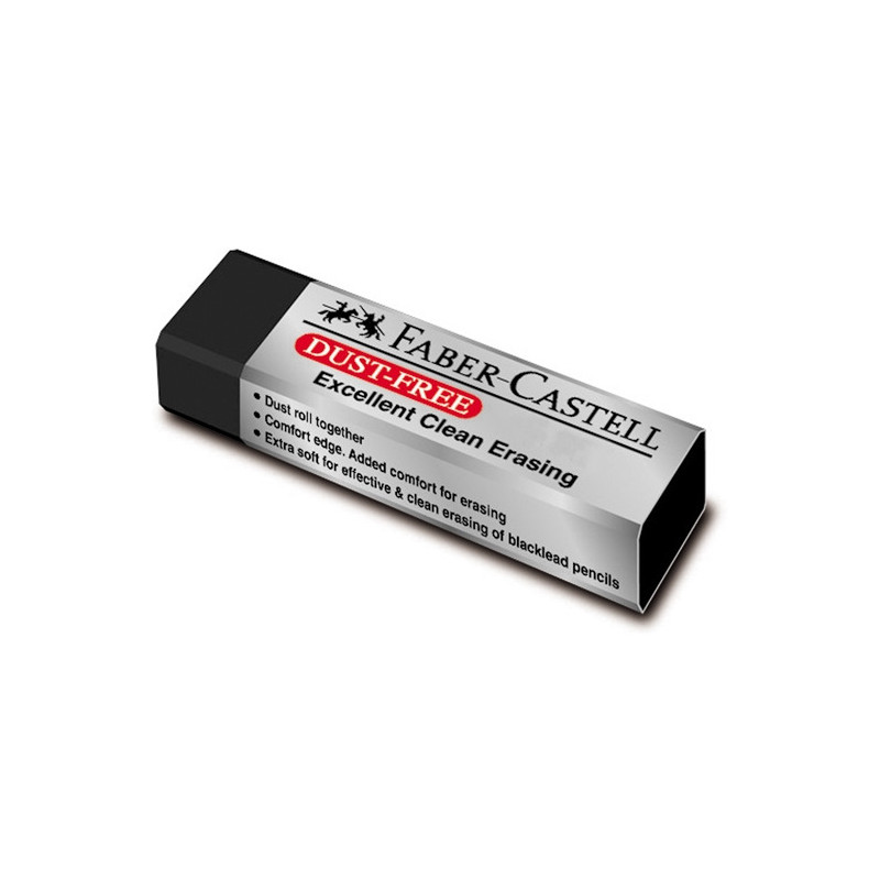 Gumka DUST FREE plasik czarna FC187171