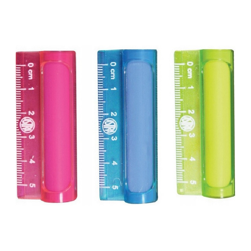 Gumka do ścierania z linijka 5cm zestaw 2w1 425022005 ASTRA