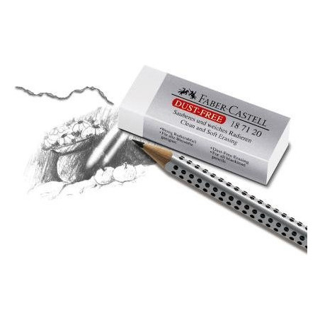 Gumka plastikowa mała DUST FREE 187130 FABER-CASTELL