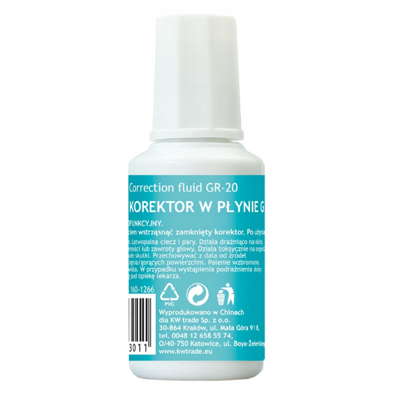 Korektor w butelce GR-20 20ml GRAND 160-1266