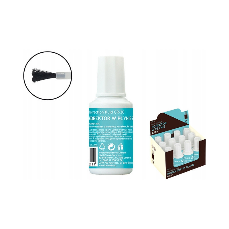 Korektor w butelce GR-20 20ml GRAND 160-1266
