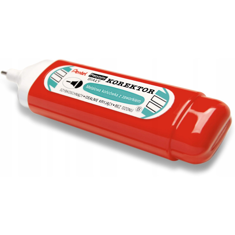 Korektor w piórze PENTEL ZLC31 12ml metalowa końcówka płaski