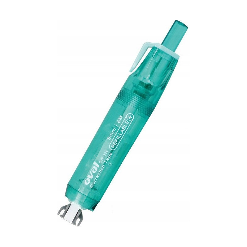 Korektor OVAL w taśmie 5mm x 6m + wkład QJR-506 clic 160-2000 KW TRADE