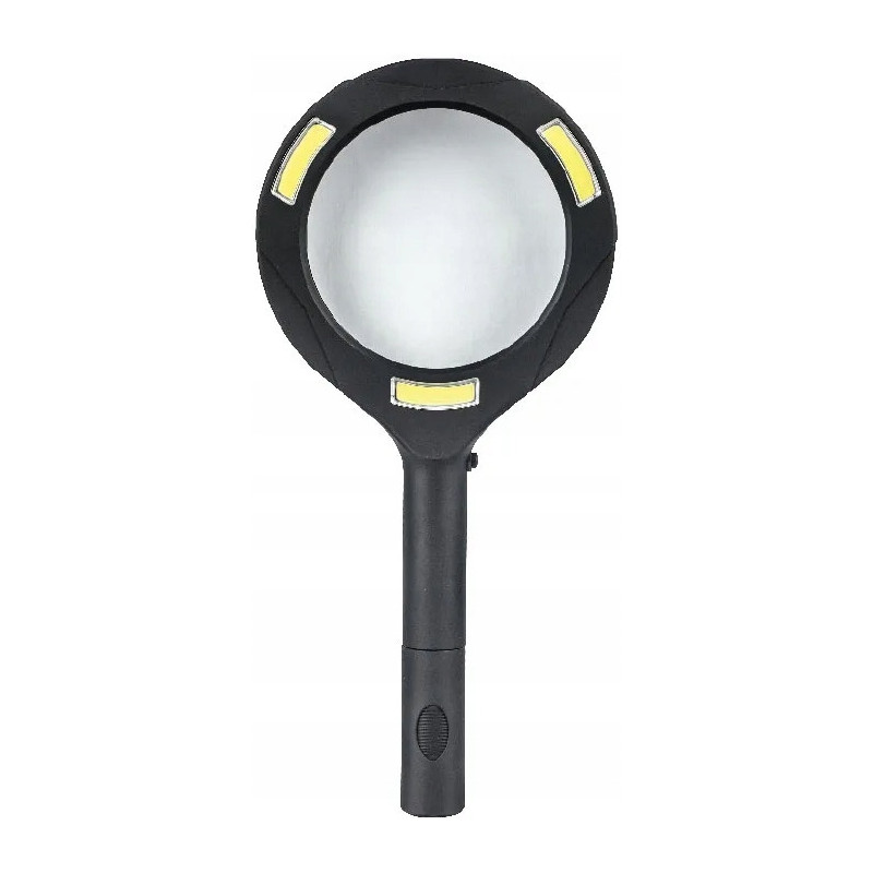 Lupa szklana z podświetleniem LED - szkło powiększające 85mm GR-L01 120-1961 GRAND