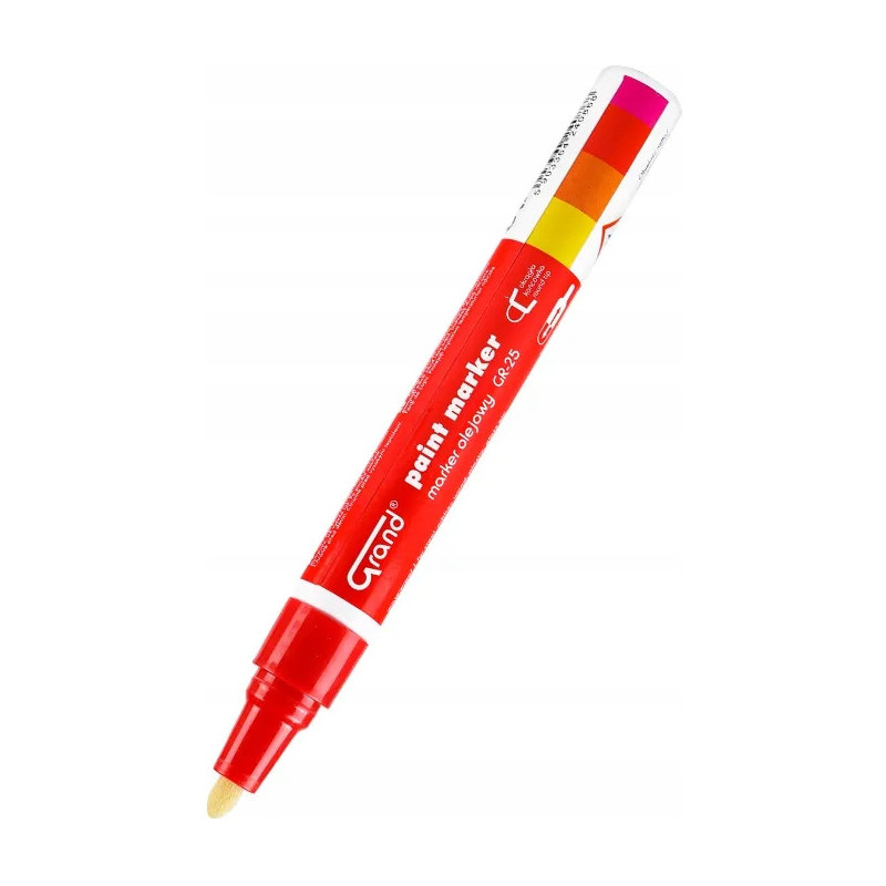 Marker olejowy GR-25 czerwony GRAND