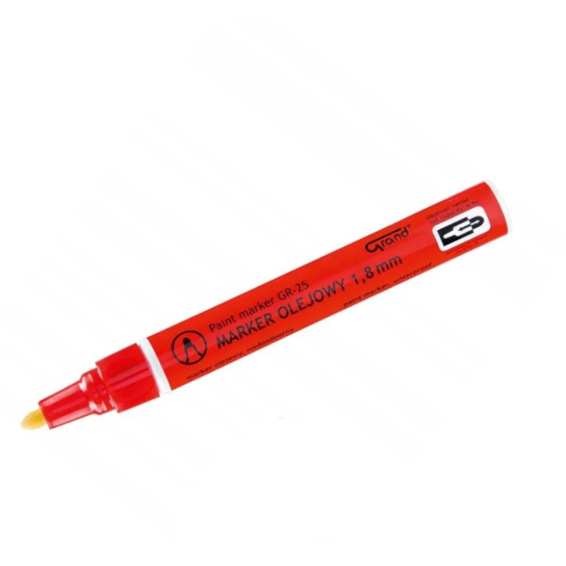 Marker olejowy GR-25 czerwony GRAND