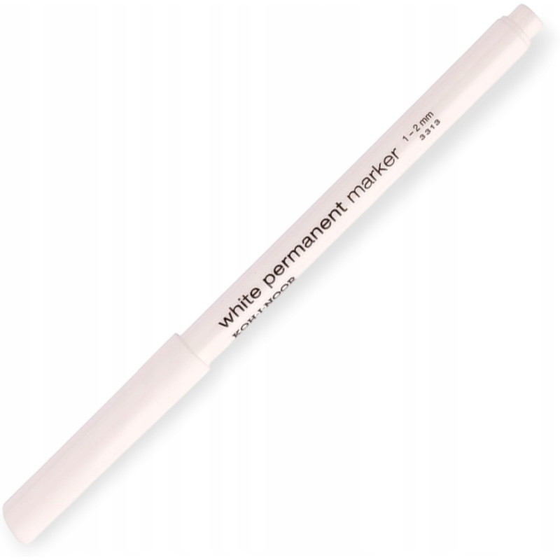 Marker permanentny biały 2mm 3313 w etui biały 2mm KOH-I-NOOR