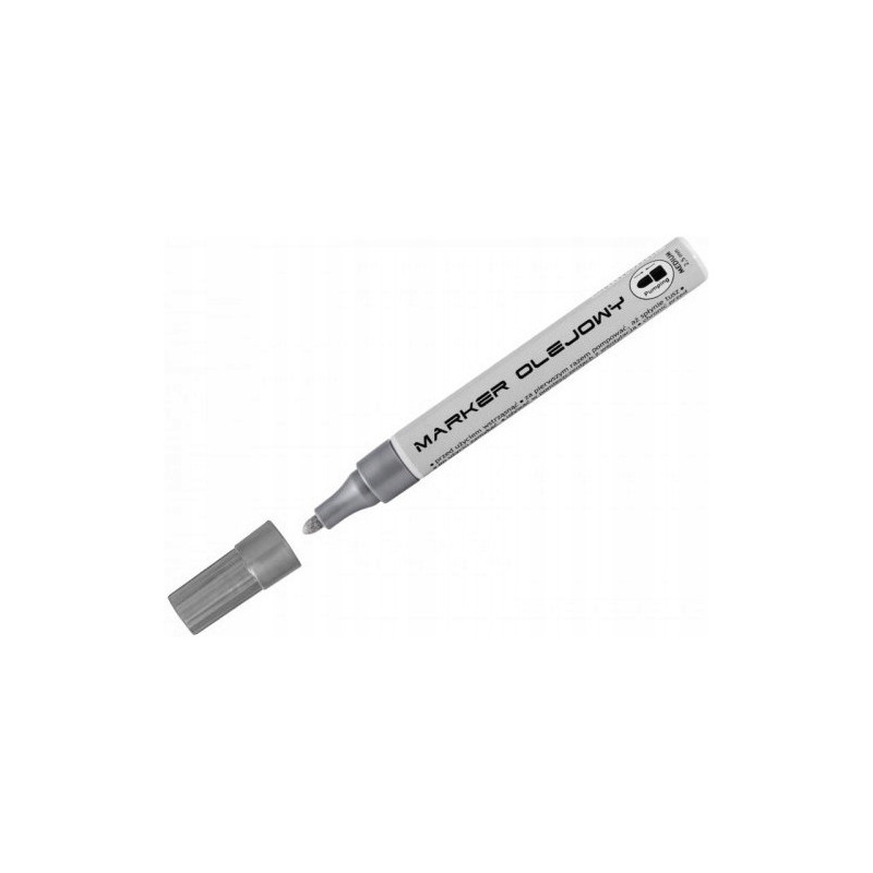 Marker olejowy ECONOMY srebrny TO-420 TOMA