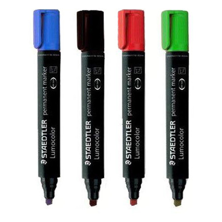 Marker 350-9 czarny STAEDTLER LUMOCOLOR permamentny ścięty
