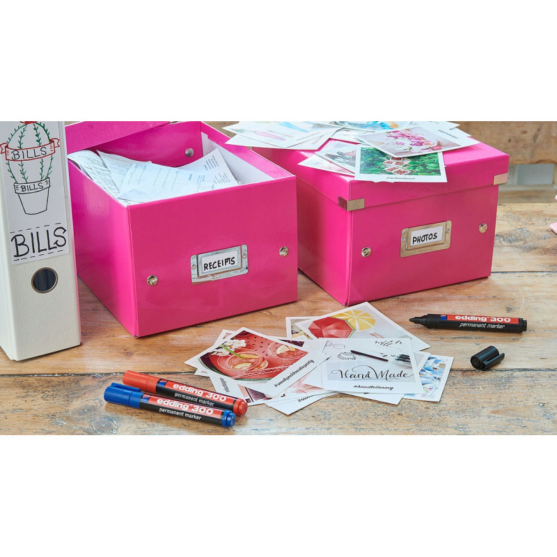 Marker permanentny 300-3 niebieski okrągła końcówka 300/003/N EDDING