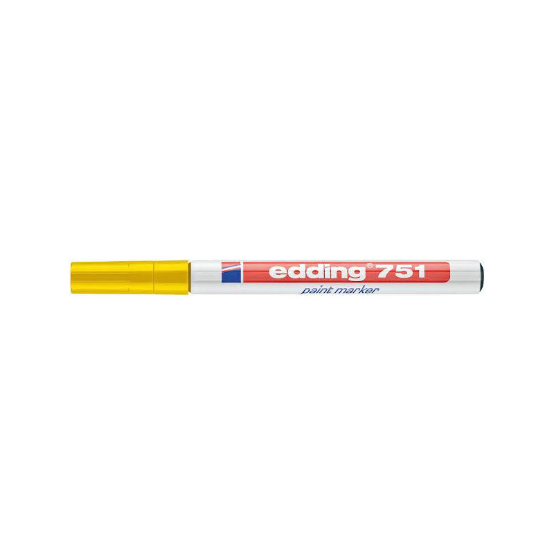 Marker lakierowy 1-2mm 751 żółty okrągła końcówka 751/005/Z EDDING