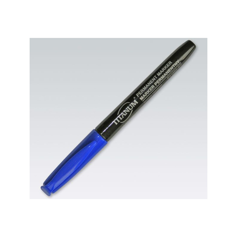 Marker permanentny okrągły PY1002-GY niebieski 71091